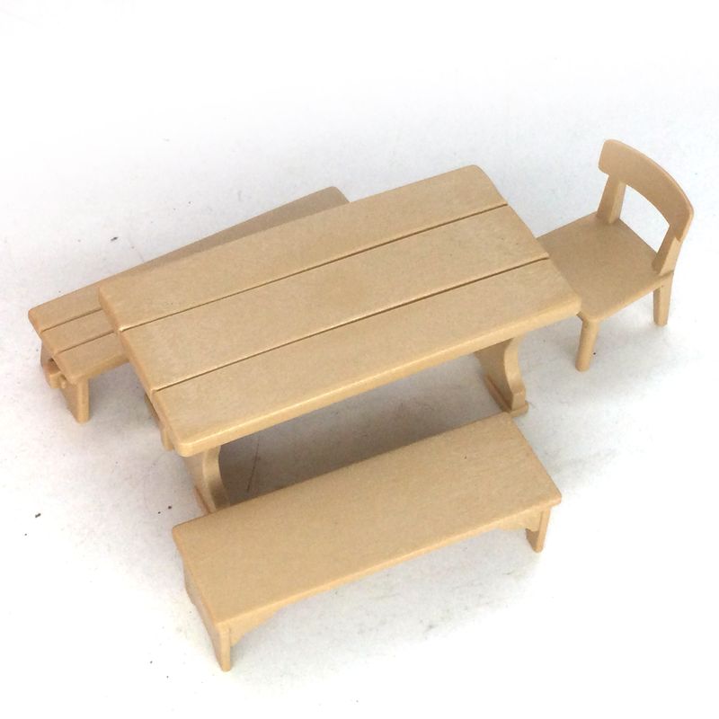 playmobil table bac et chaise claire
