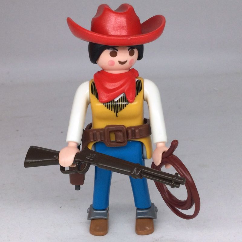 playmobil femme cowboy rodeo S7