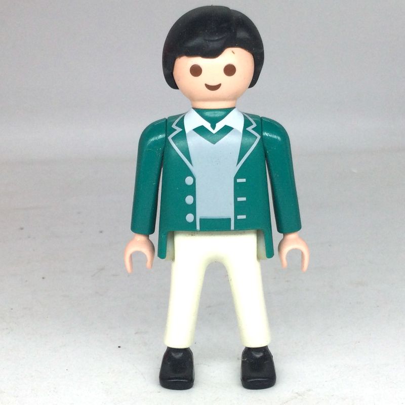playmobil homme city costume vert