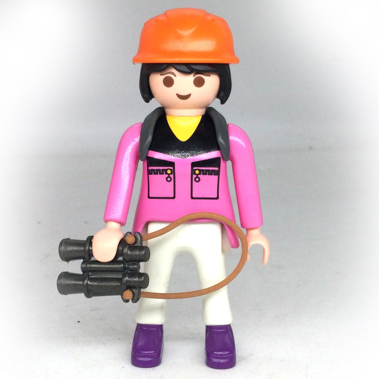 playmobil femme randonnée rose