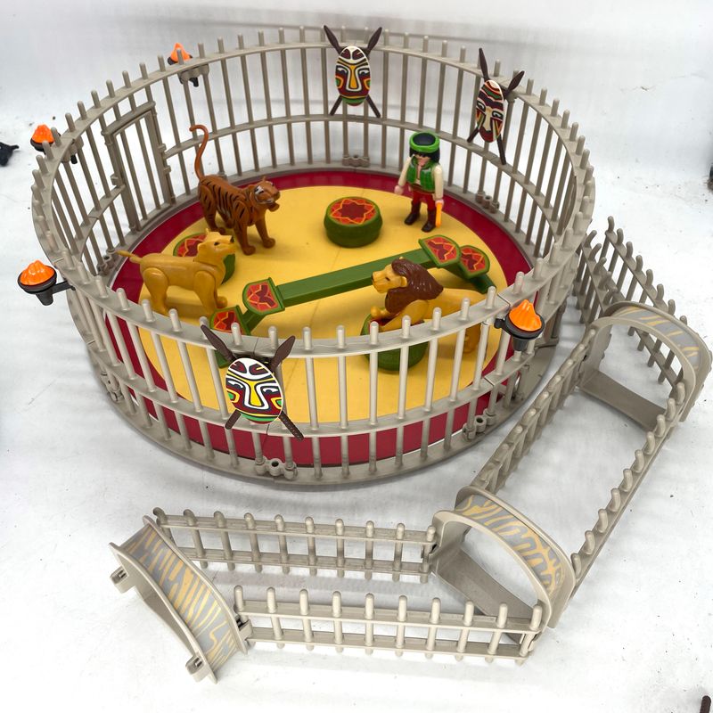 playmobil cage aux fauves cirque