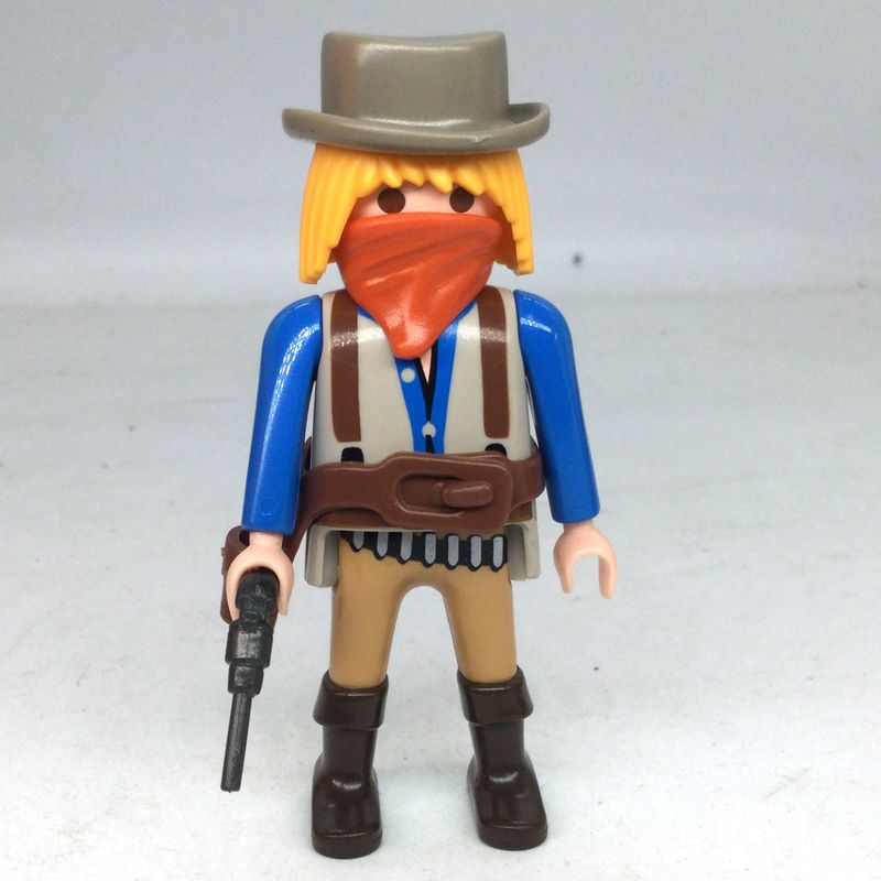 playmobil cowboy bandit bretelle