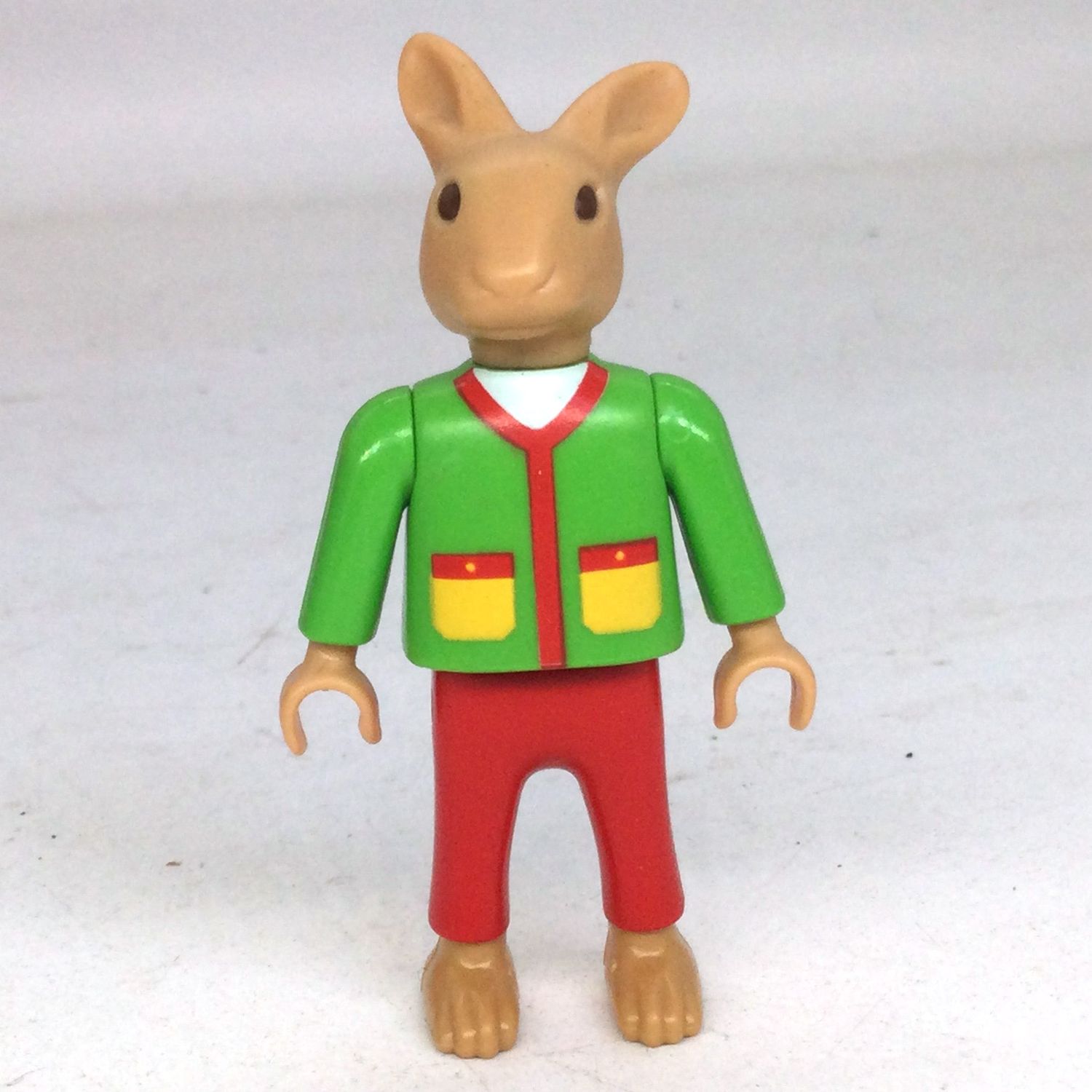 playmobil enfant lapin vert rouge