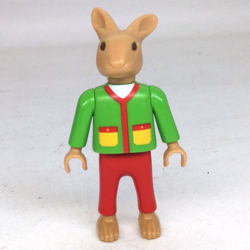 playmobil enfant lapin vert rouge