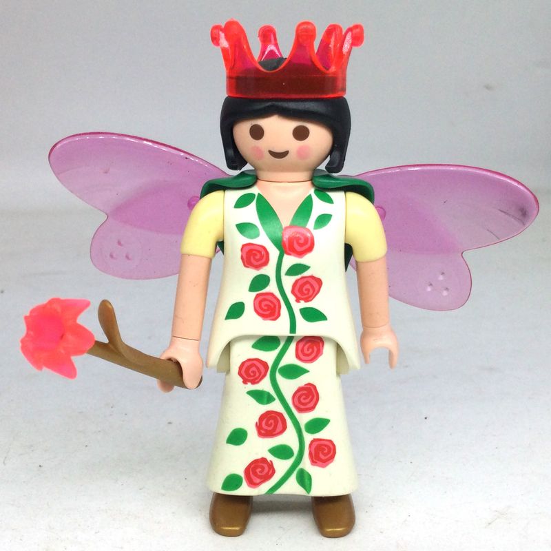 playmobil fée couronnée aux roses