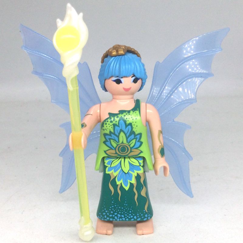 playmobil fée verte turquoise