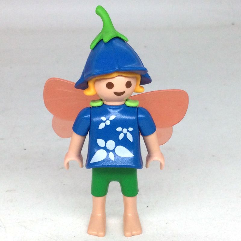 playmobil fillette fée fleur bleue