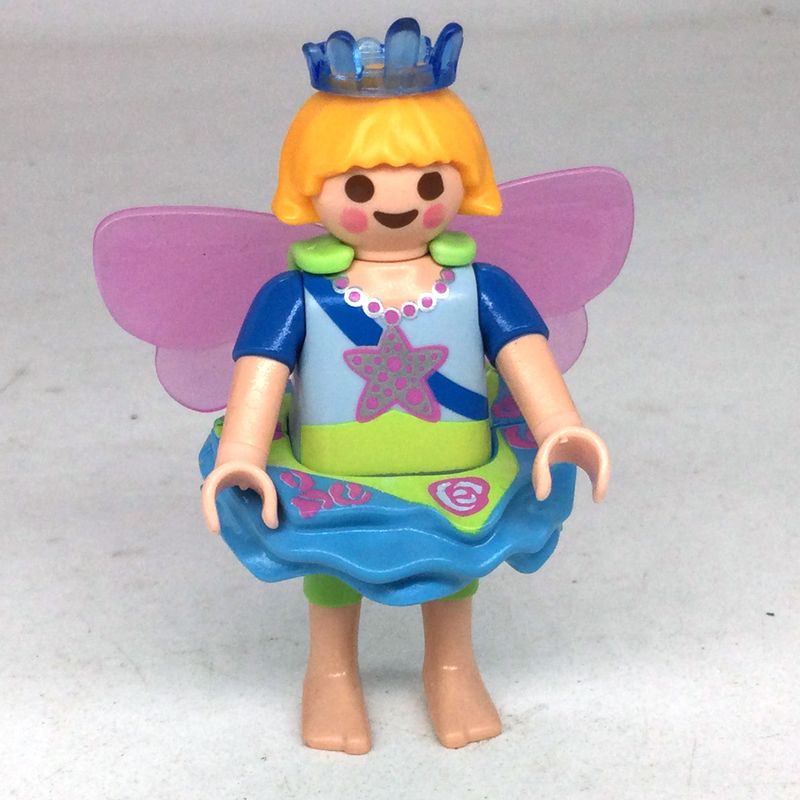 playmobil fillette fée couronne bleue