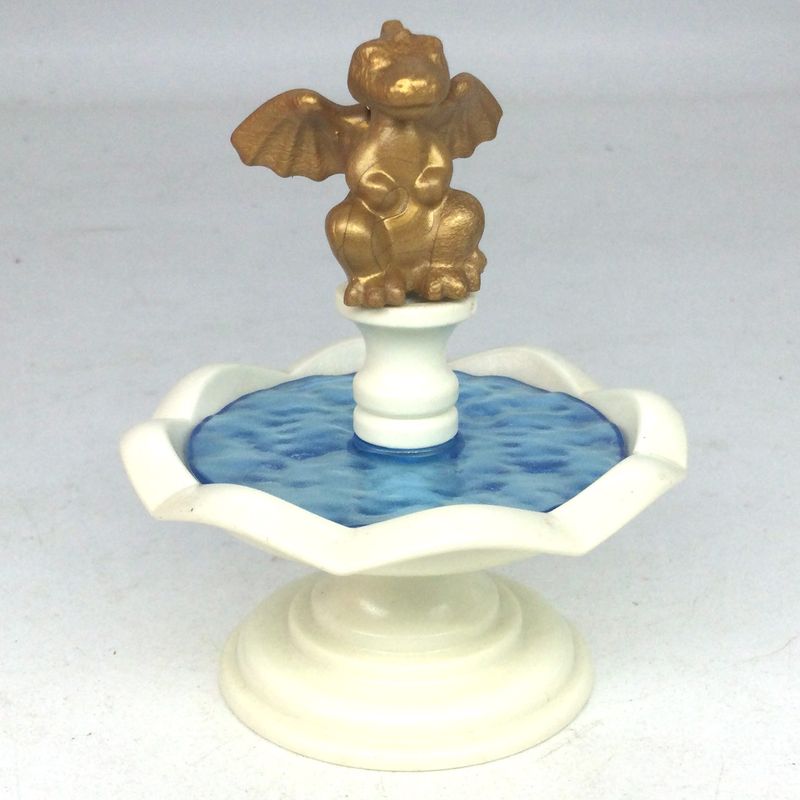 playmobil fontaine gargouille or