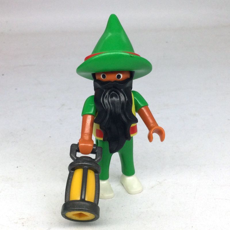playmobil nain féérique vert barbu