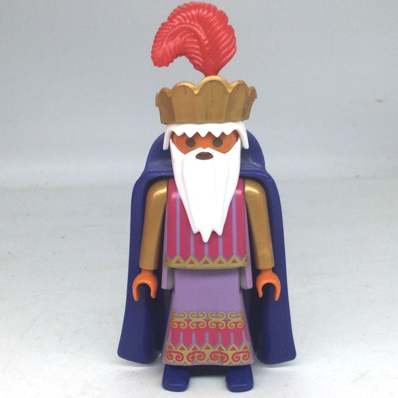 playmobil roi mage or