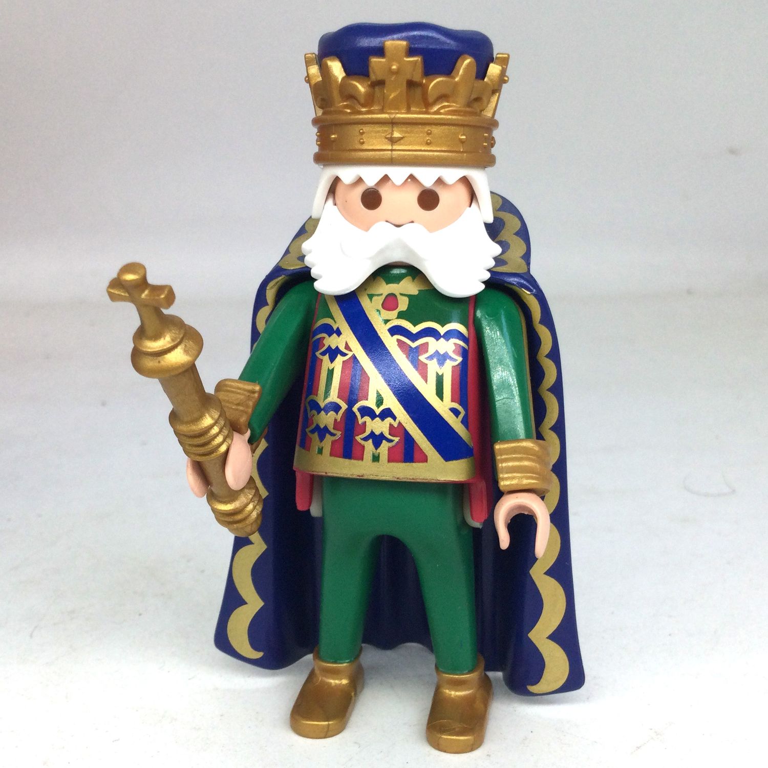 playmobil roi ventru vert marine