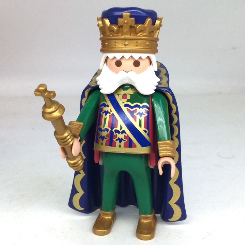playmobil roi ventru vert marine