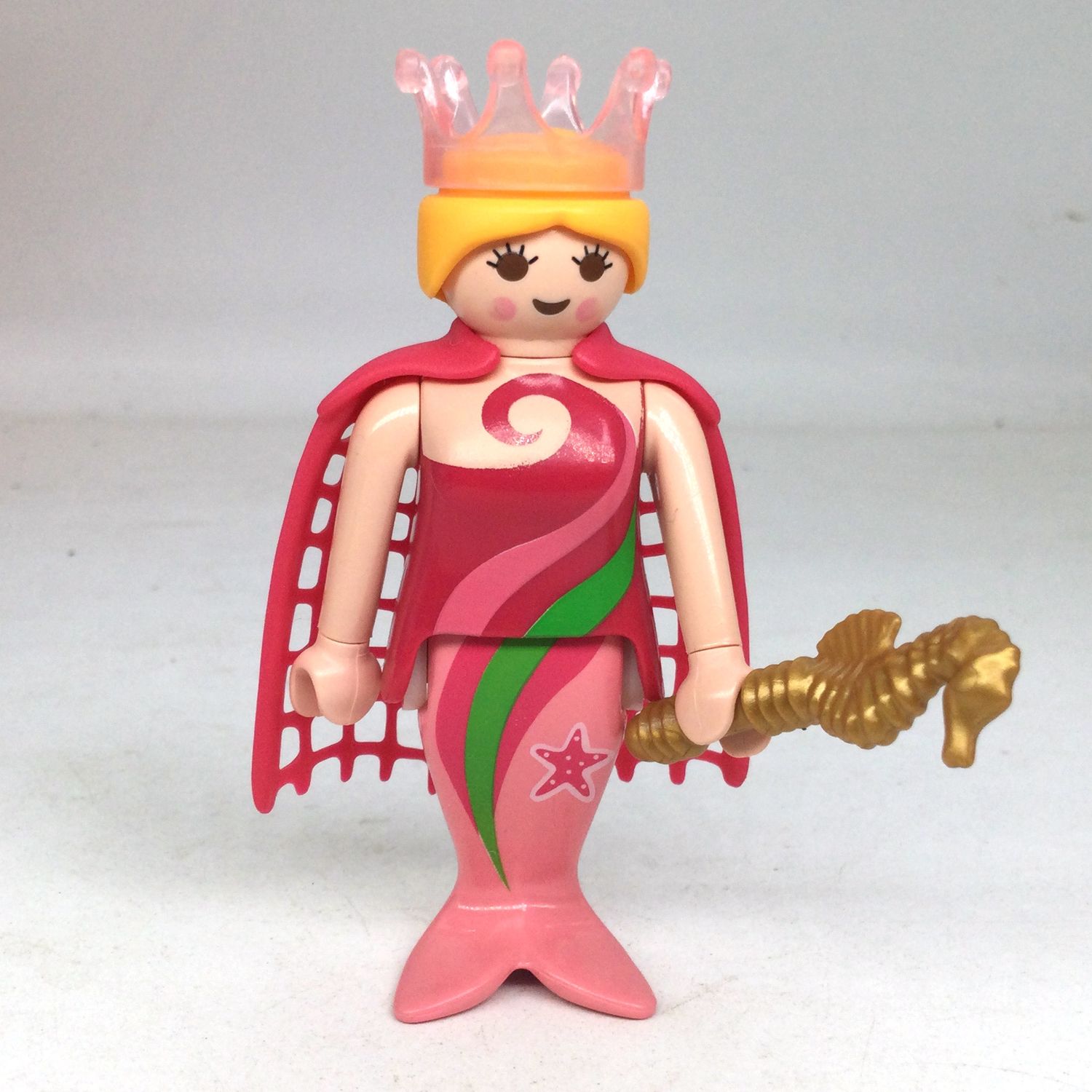 playmobil reine sirène rose