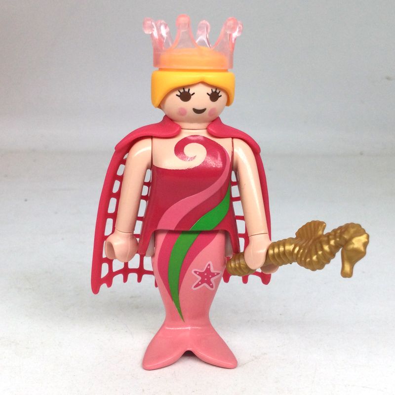 playmobil reine sirène rose