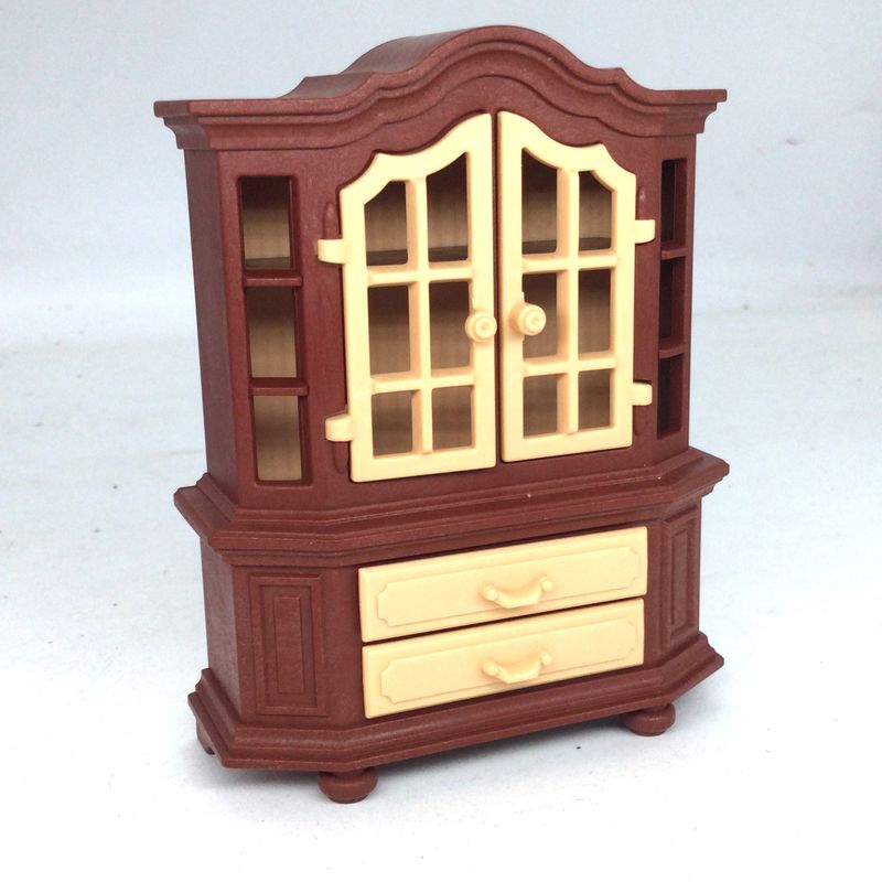 playmobil meuble vaisselier acajou
