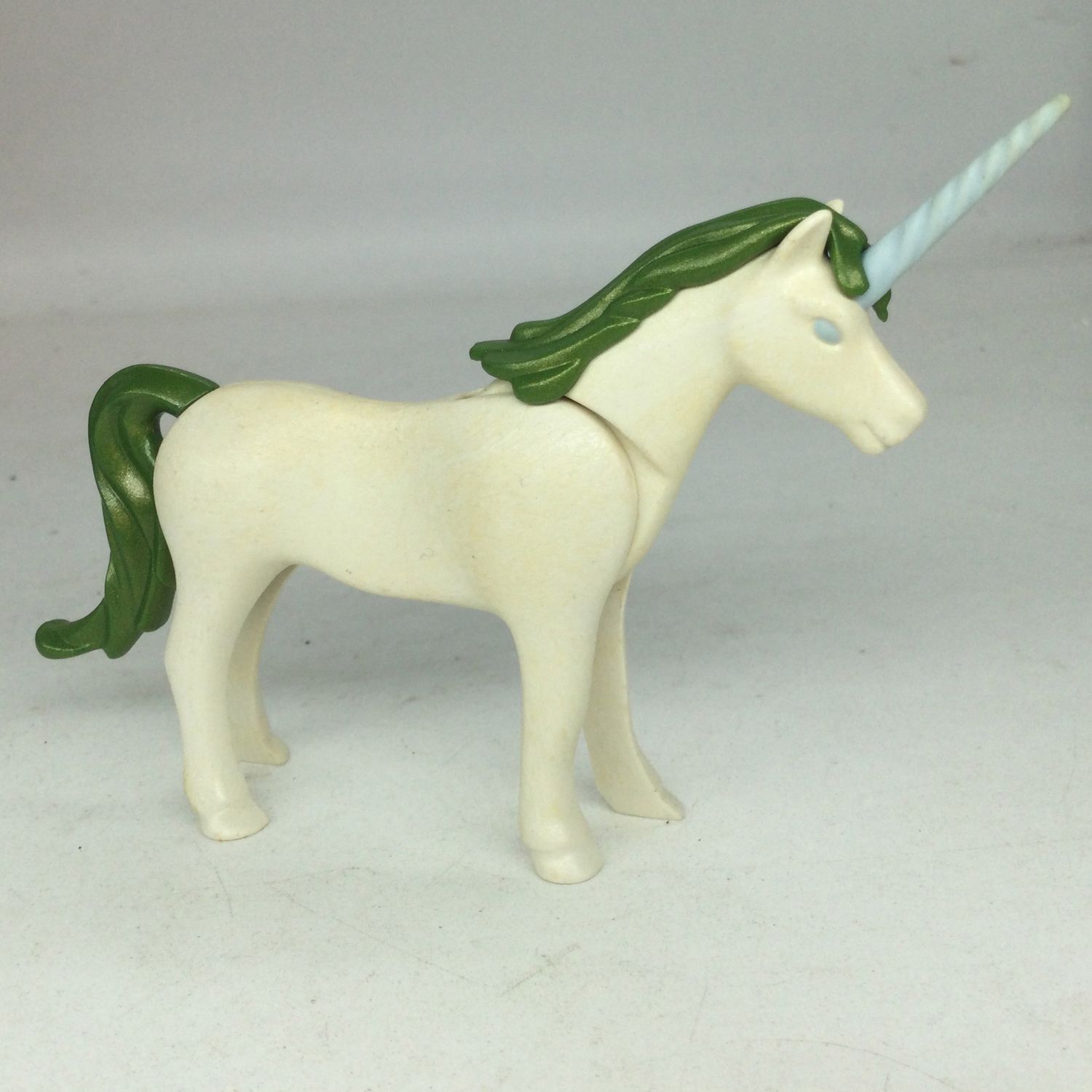 playmobil licorne blanche verte