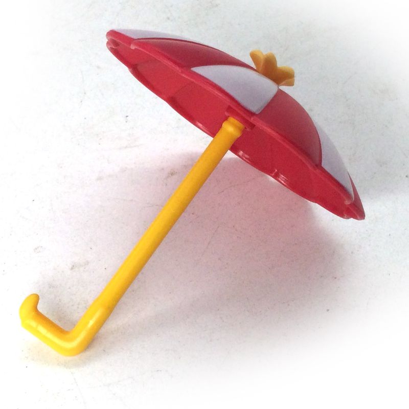 playmobil ombrelle rouge