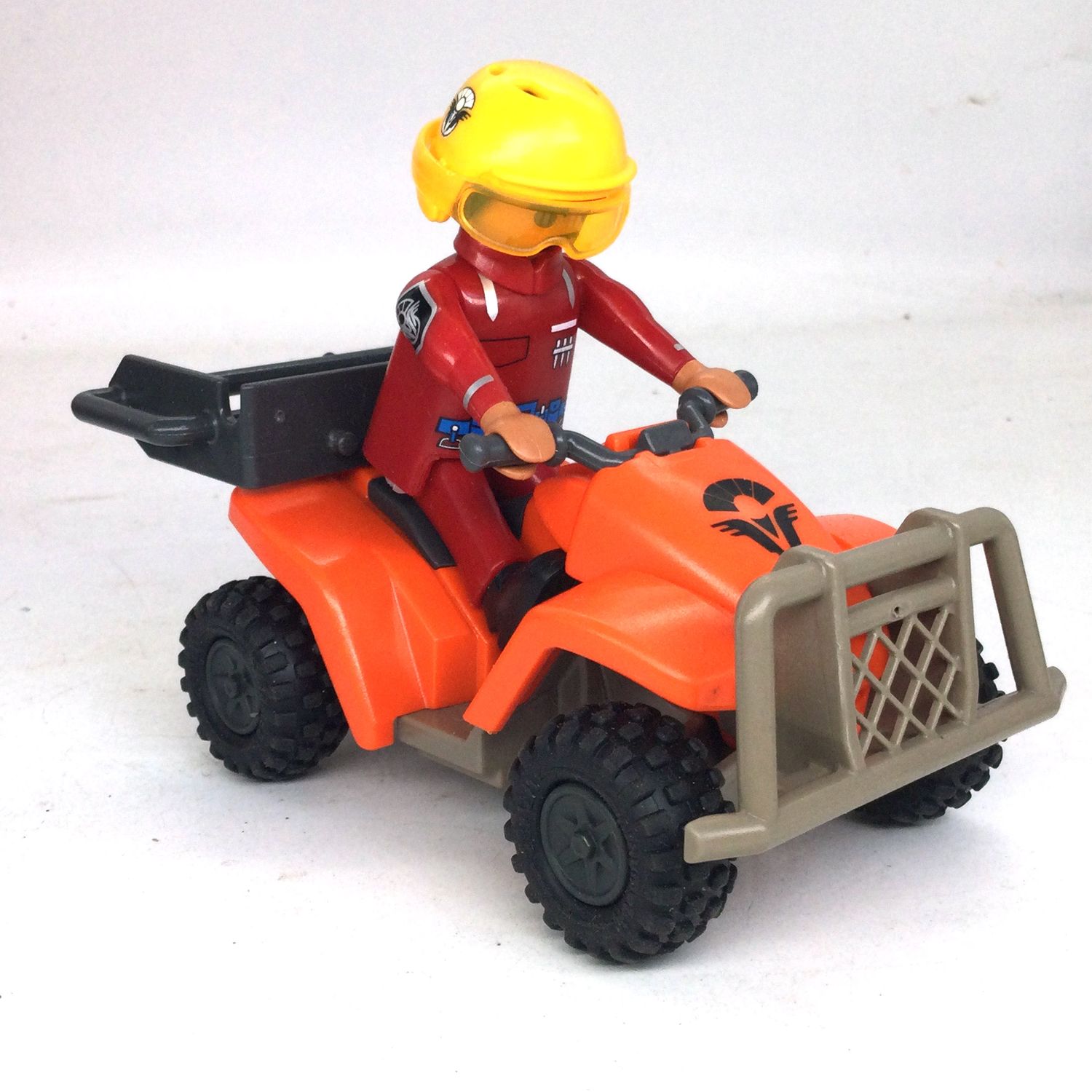 playmobil quad explorateur orange