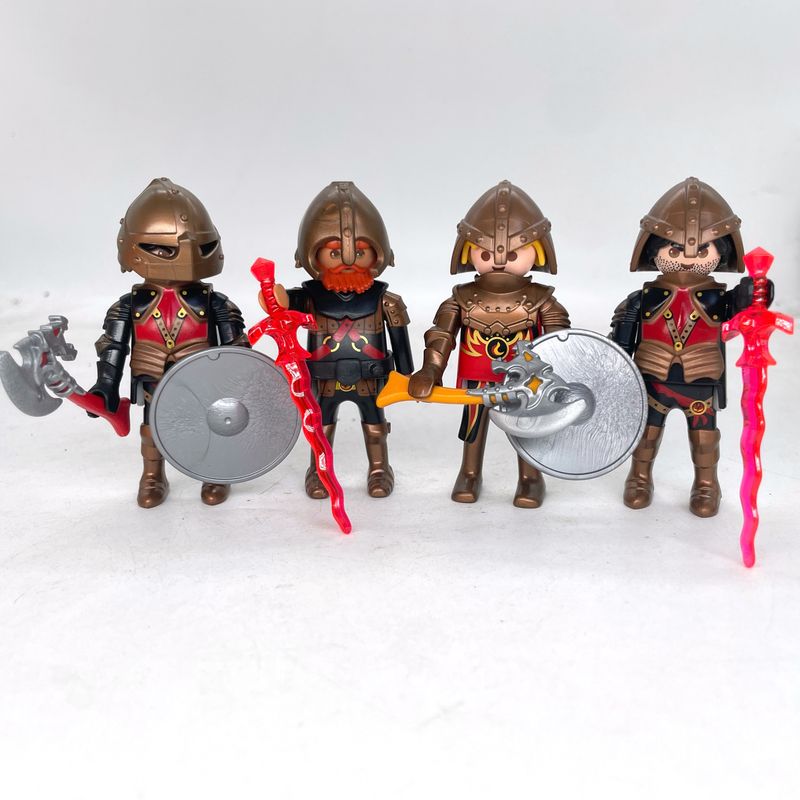 playmobil 4 chevalier novelmore rouge