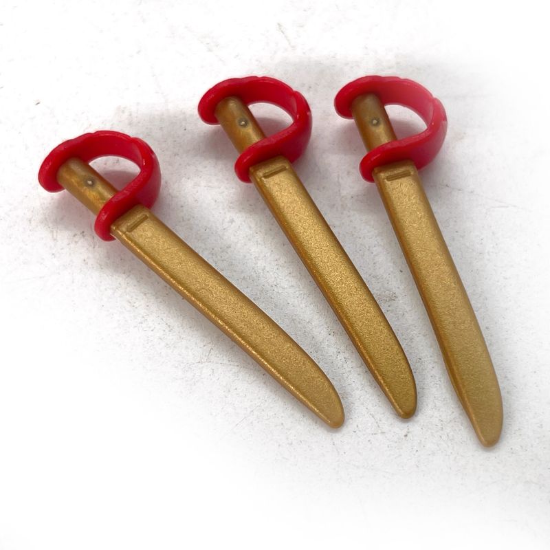 playmobil 3 sabres bicolore rouge