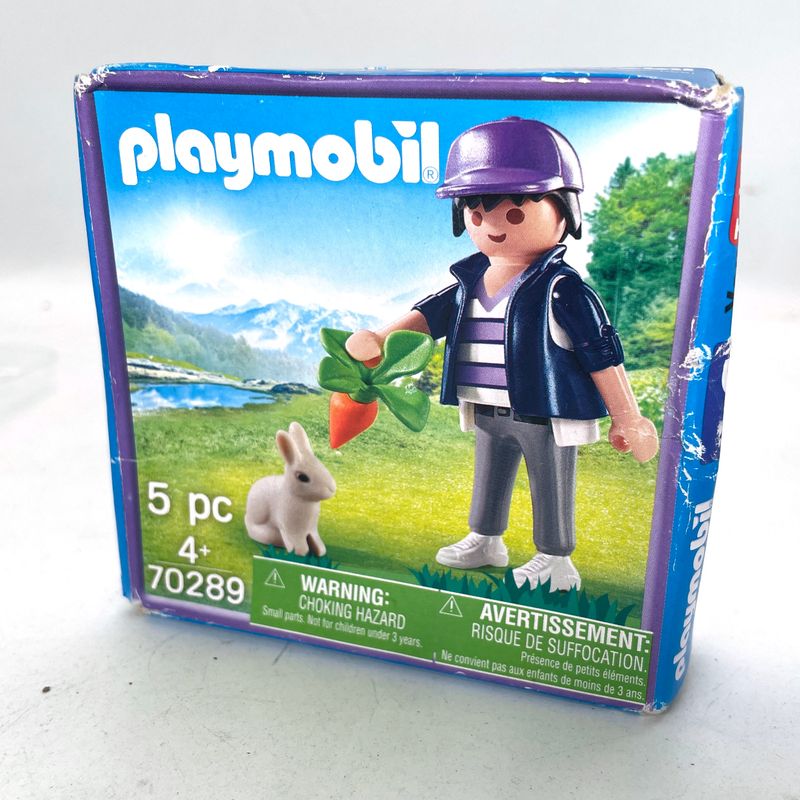 playmobil 70289 homme milka lapinou