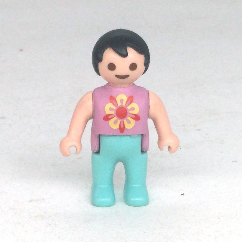 playmobil bébé flower rose