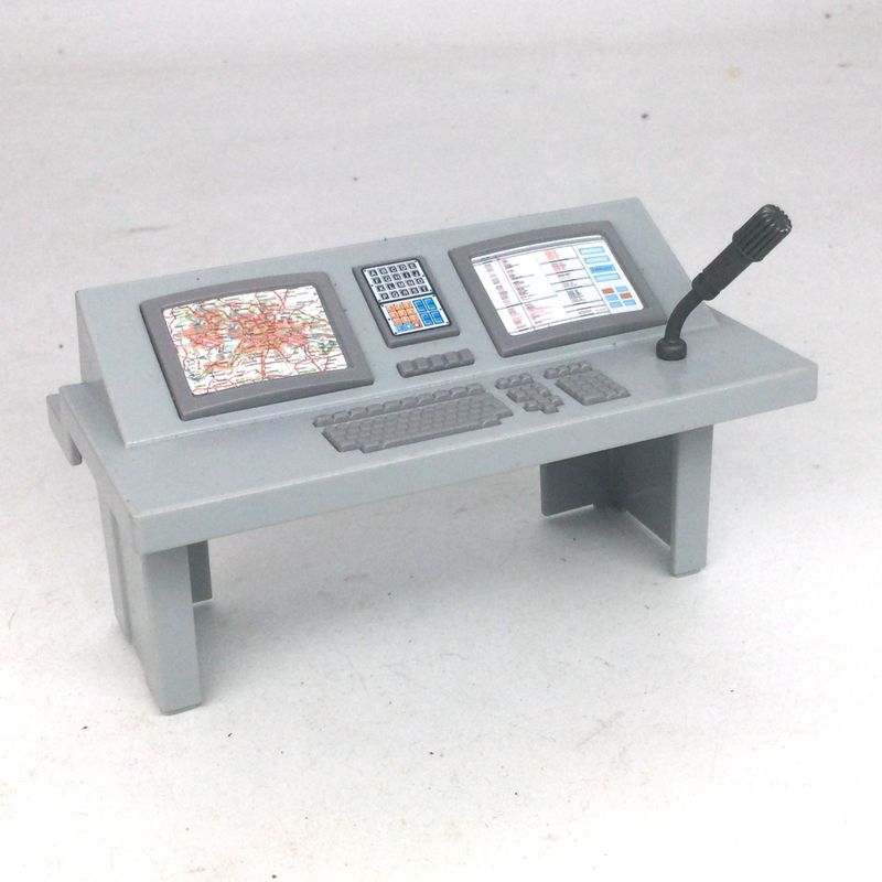 playmobil bureau console de contrôle