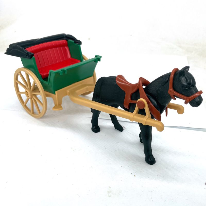 playmobil calèche verte du docteur