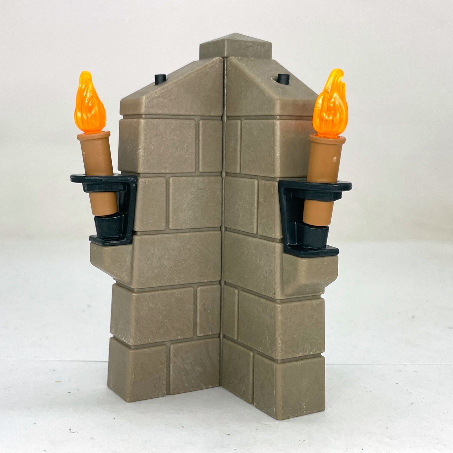 playmobil angle de mur torche lumineuse