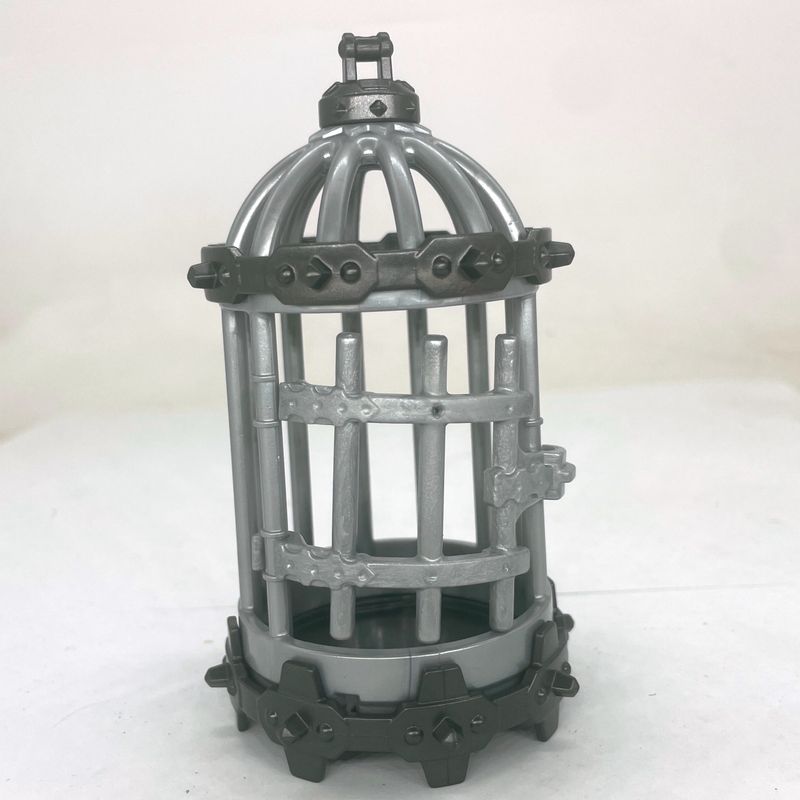 playmobil cage du château argent