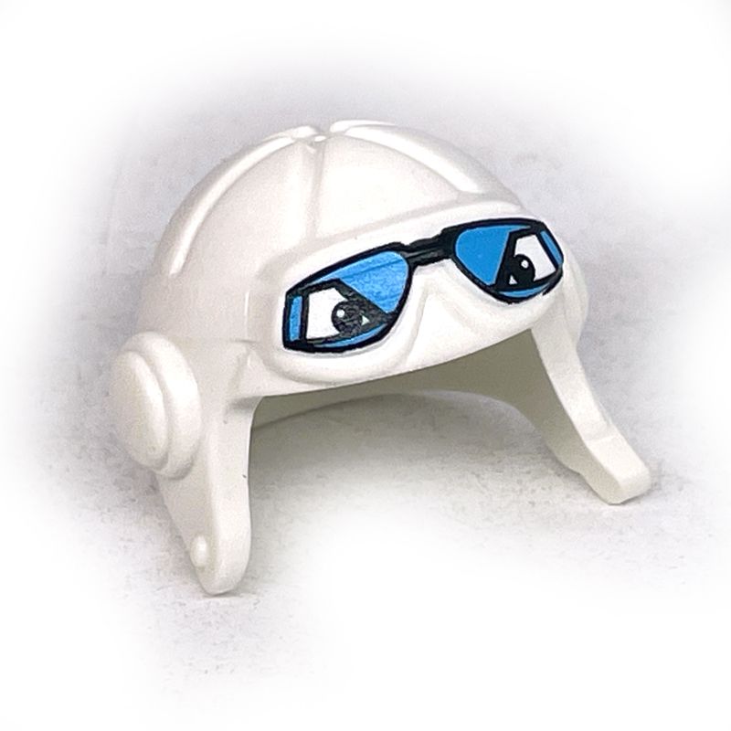 playmobil casque aviateur blanc