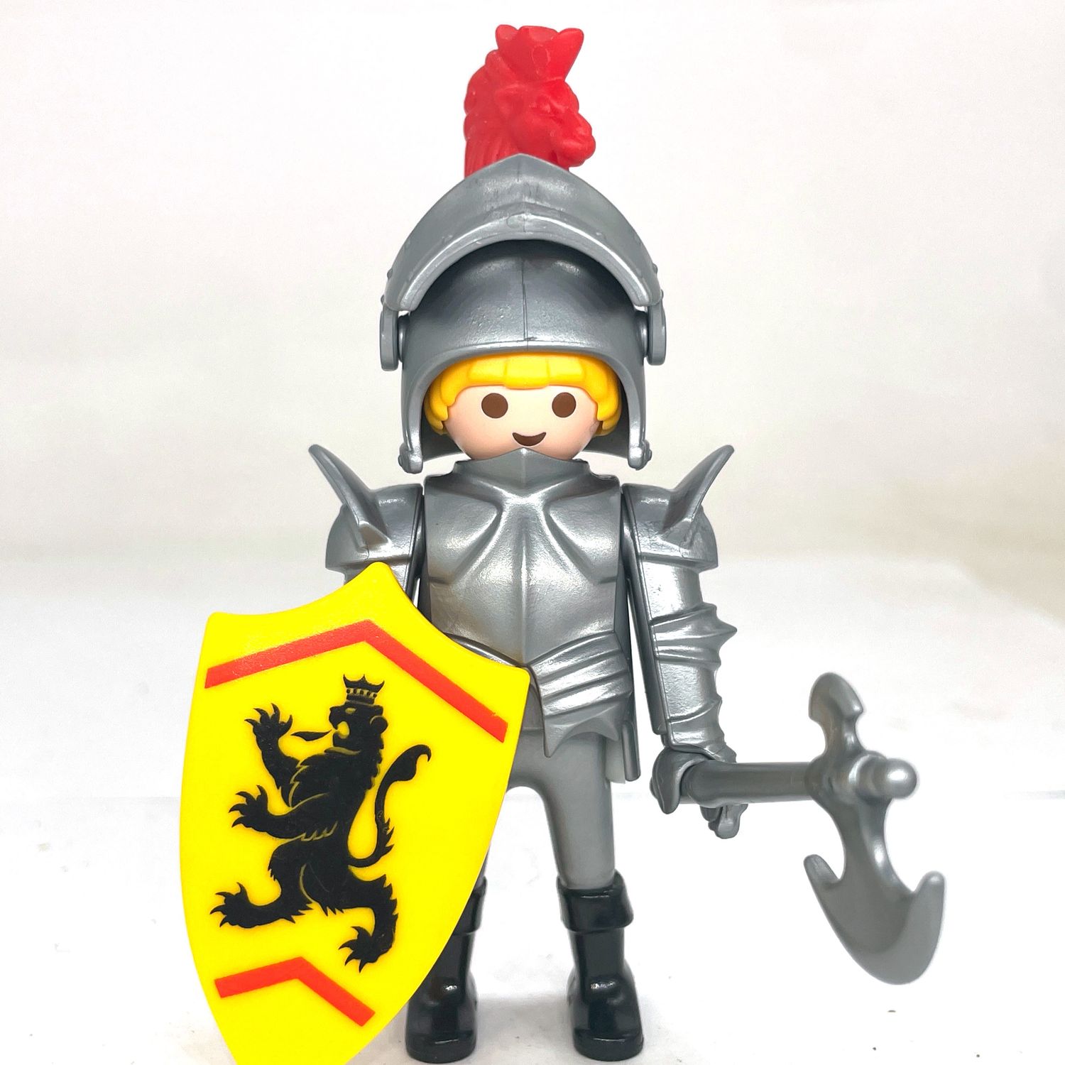 playmobil chevalier lion noir 5
