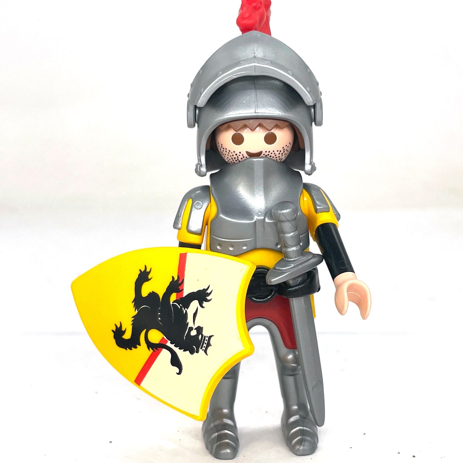 playmobil chevalier lion noir 3