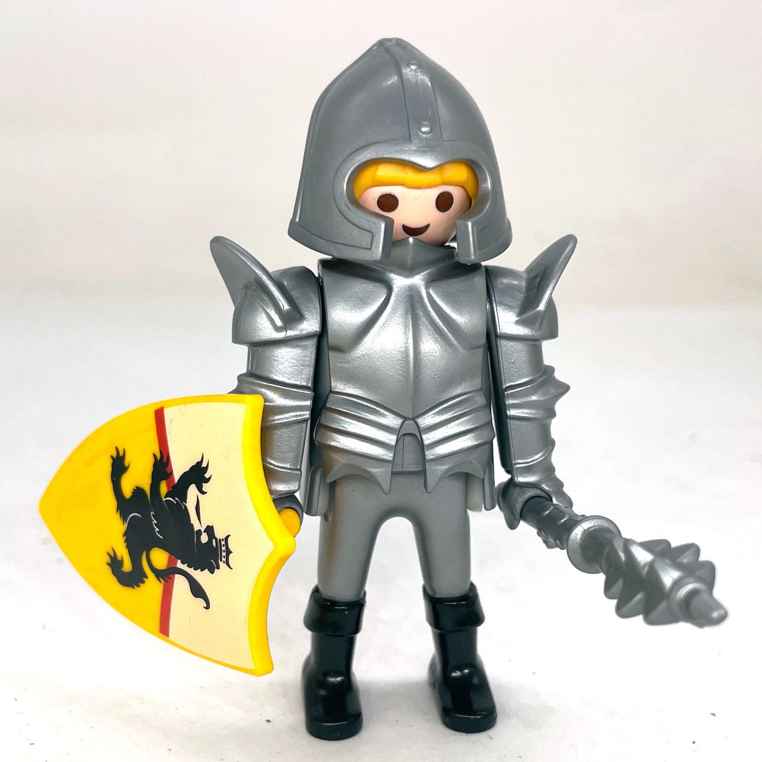 playmobil chevalier lion noir 7