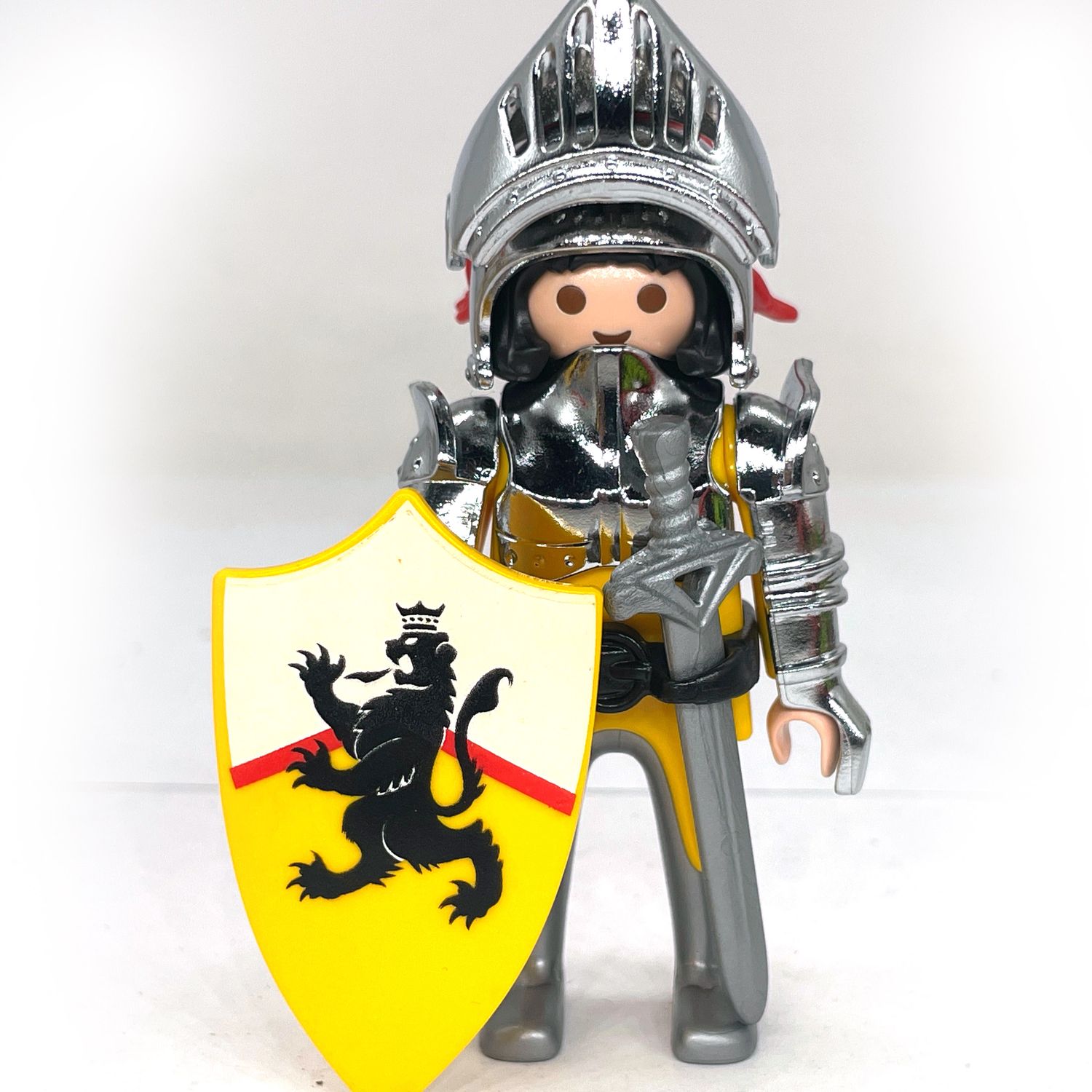 playmobil chevalier lion noir chrome playmobil chevalier lion noir chrome