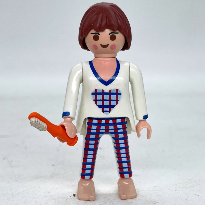 playmobil femme en pyjama