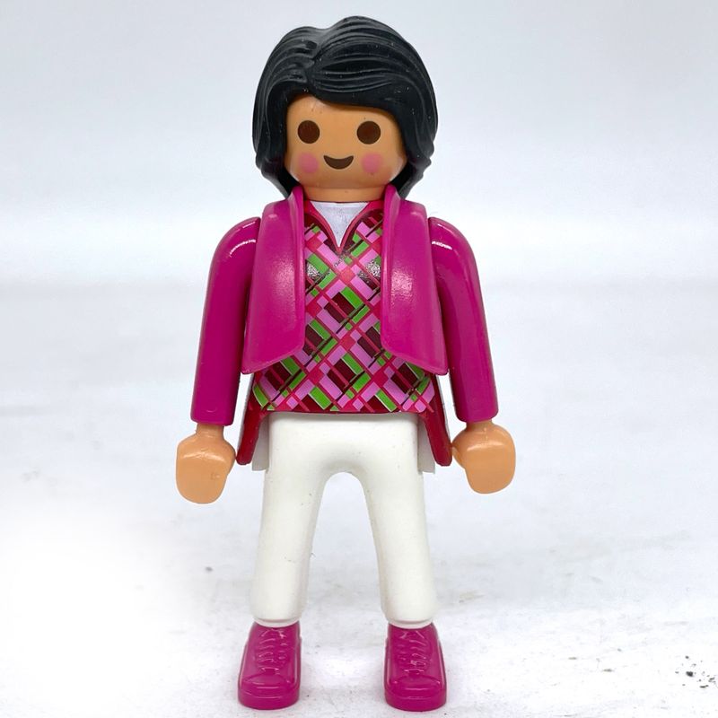 playmobil femme city jacquard violet