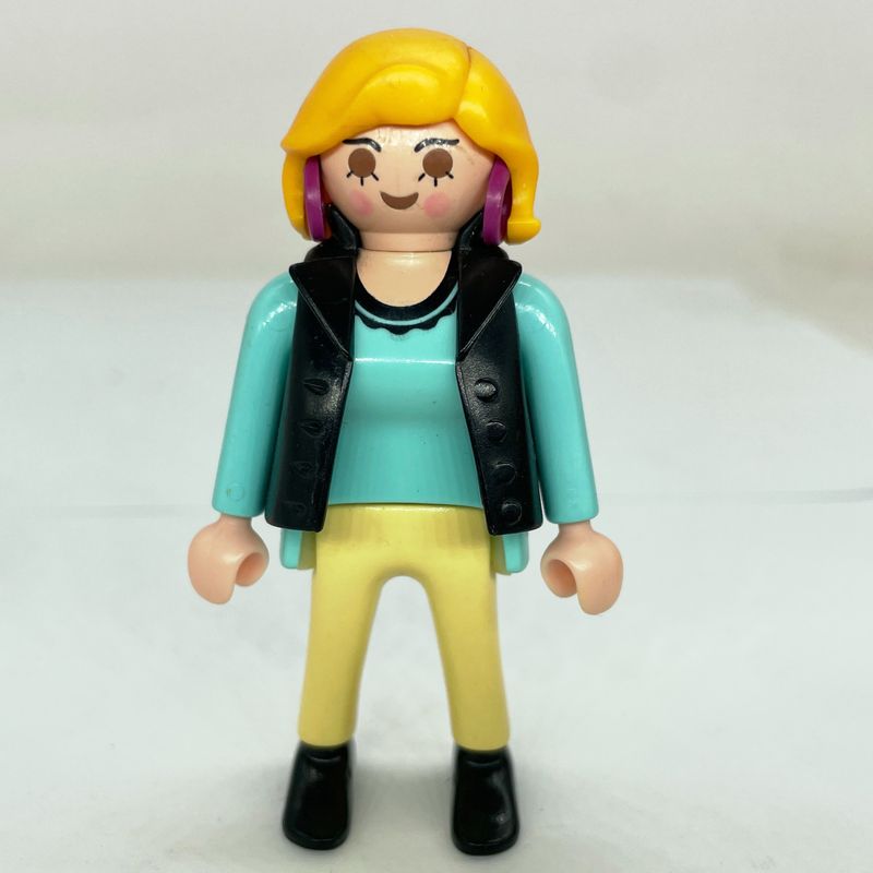 Playmobil femme city veste noire