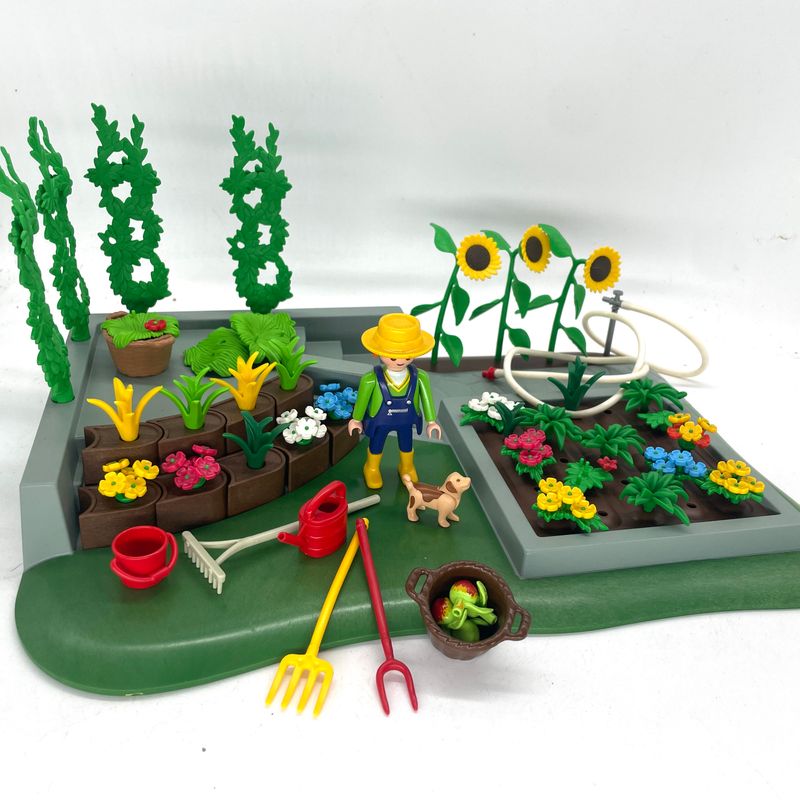 playmobil jardin potager
