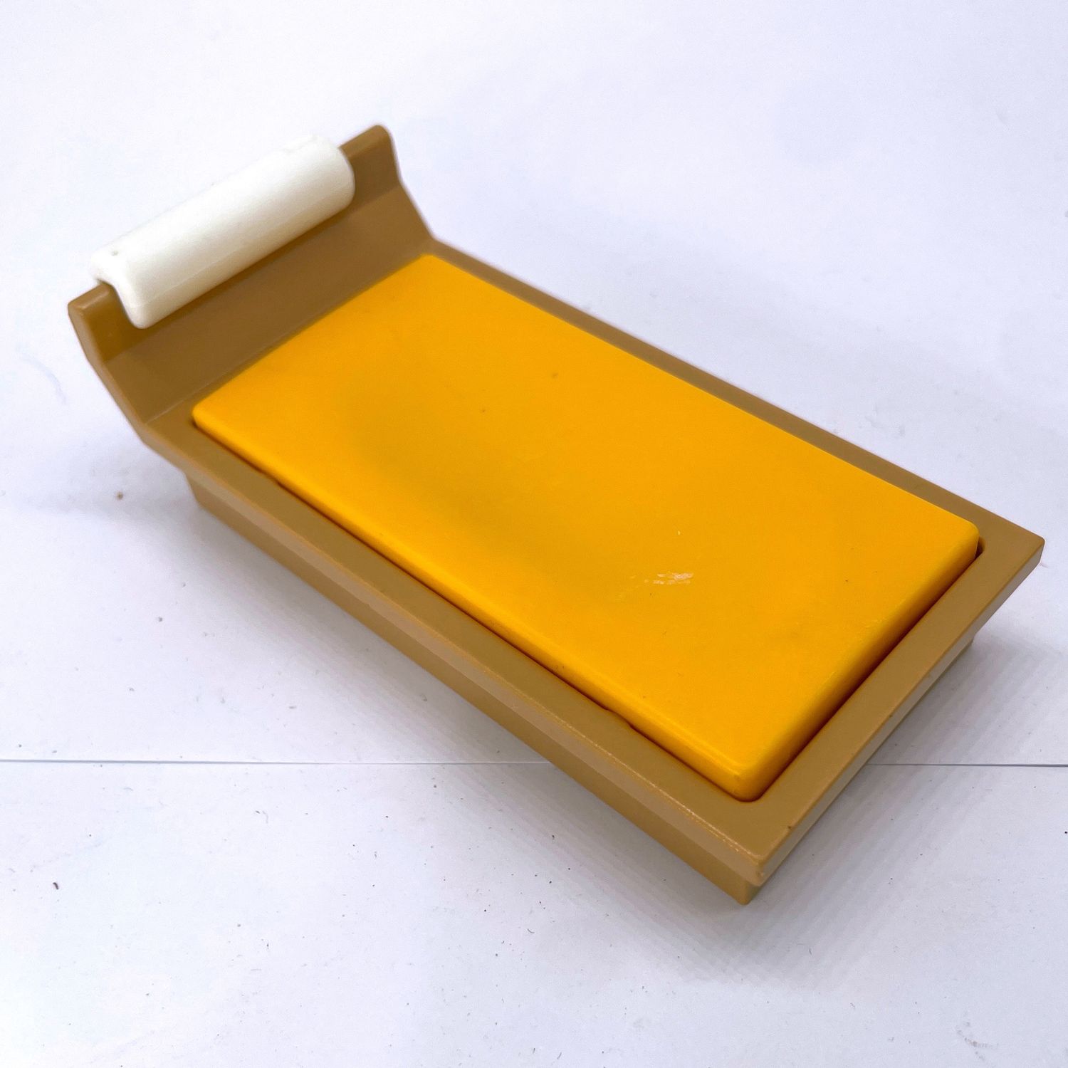 Playmobil lit moderne orange Playmobil lit moderne orange