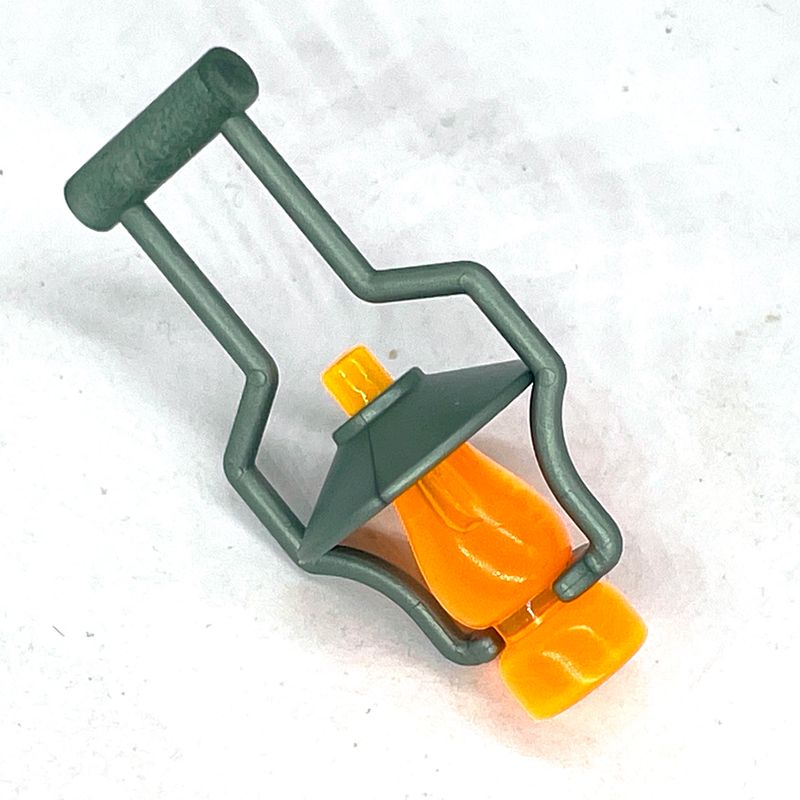 Playmobil lampe à pétrole argent Playmobil lampe à pétrole argent