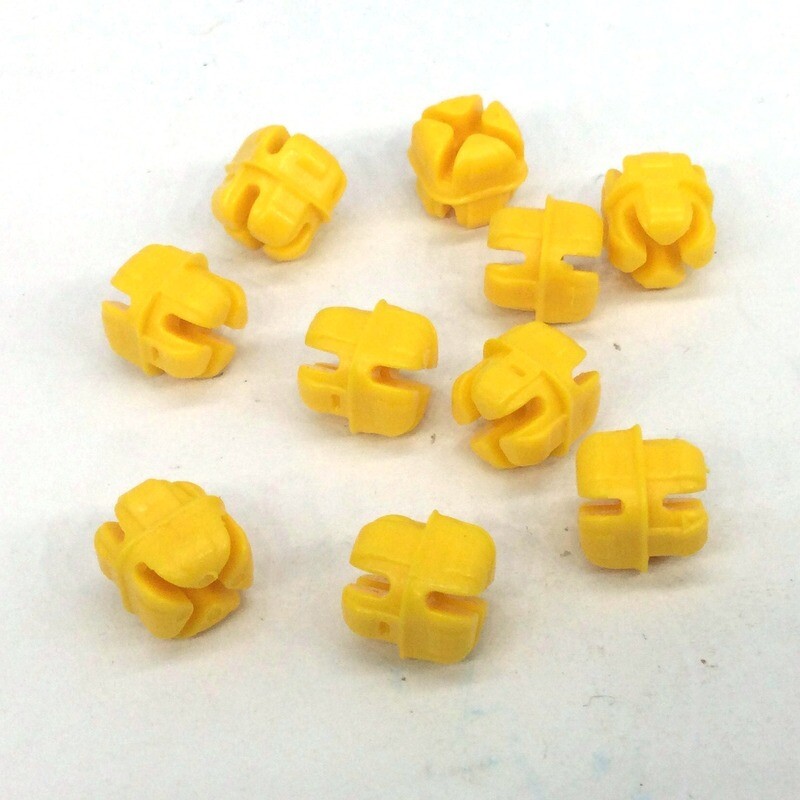 Playmobil 10 clips jaune systemX Playmobil 10 clips jaune systemX