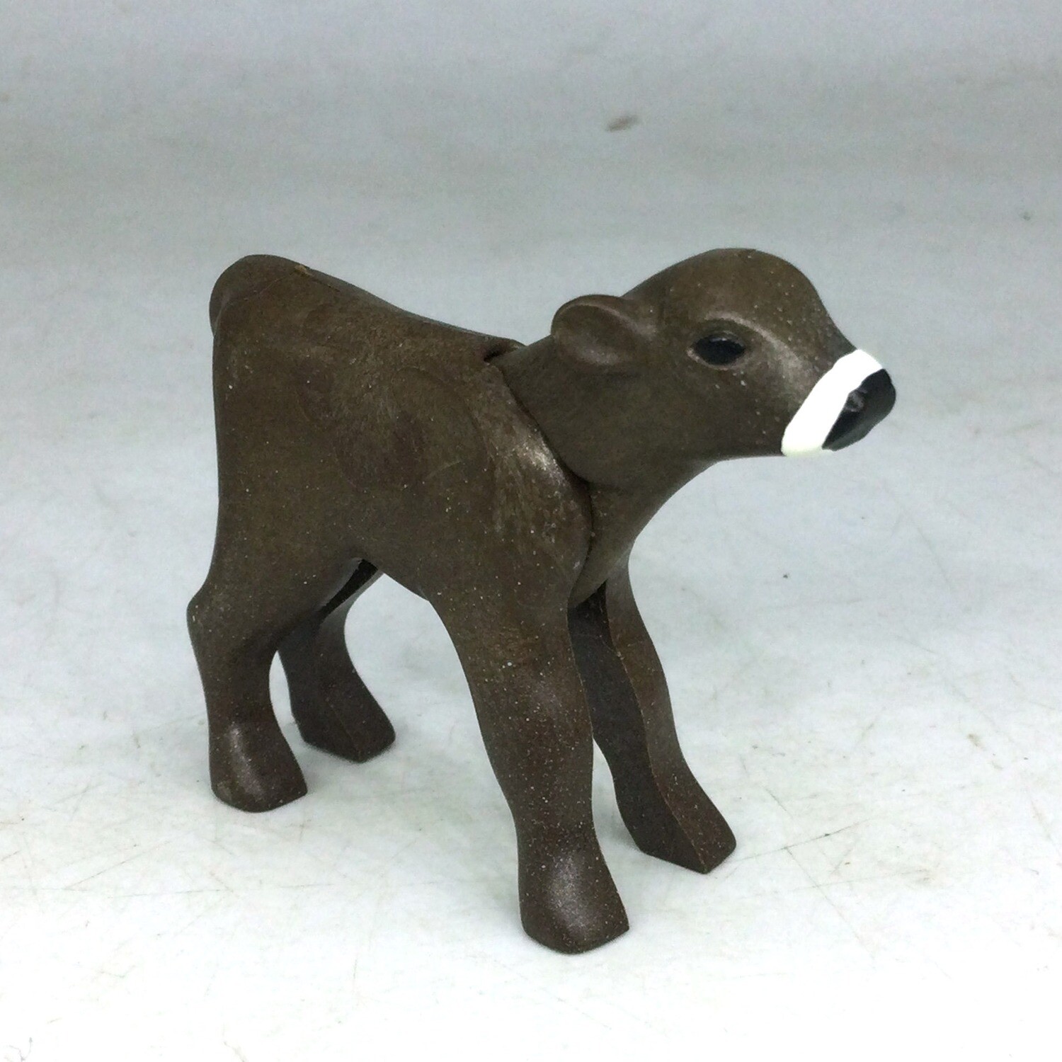 playmobil veau marron