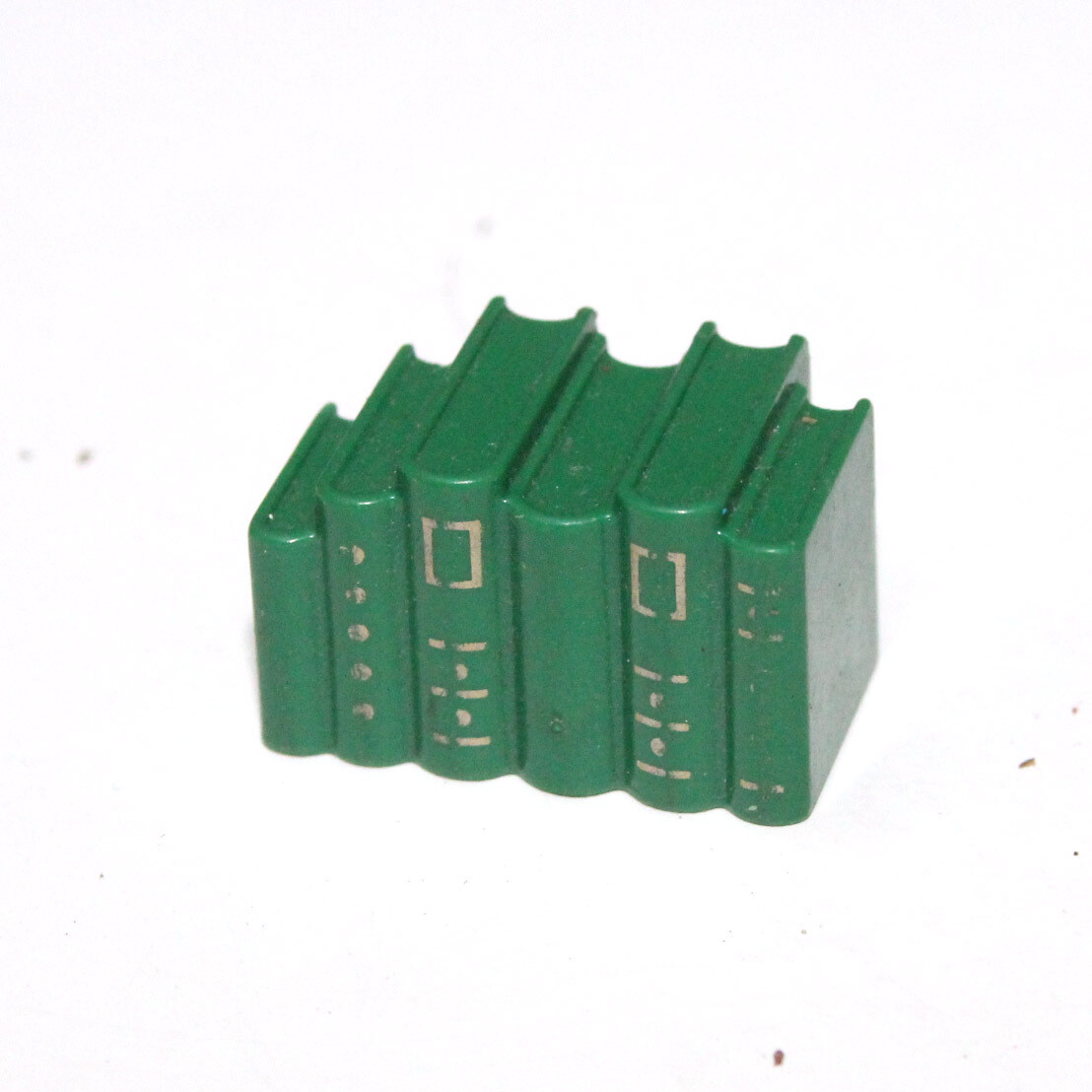 playmobil livres vert reliure or