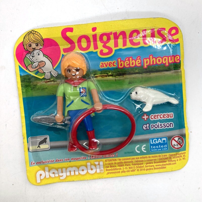 playmobil blister soigneuse phoque playmobil blister soigneuse phoque