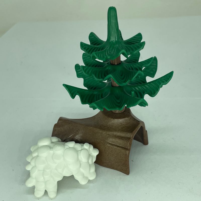 playmobil sapin sur souche