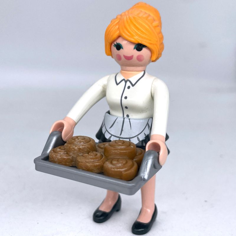 playmobil serveuse pâtisserie