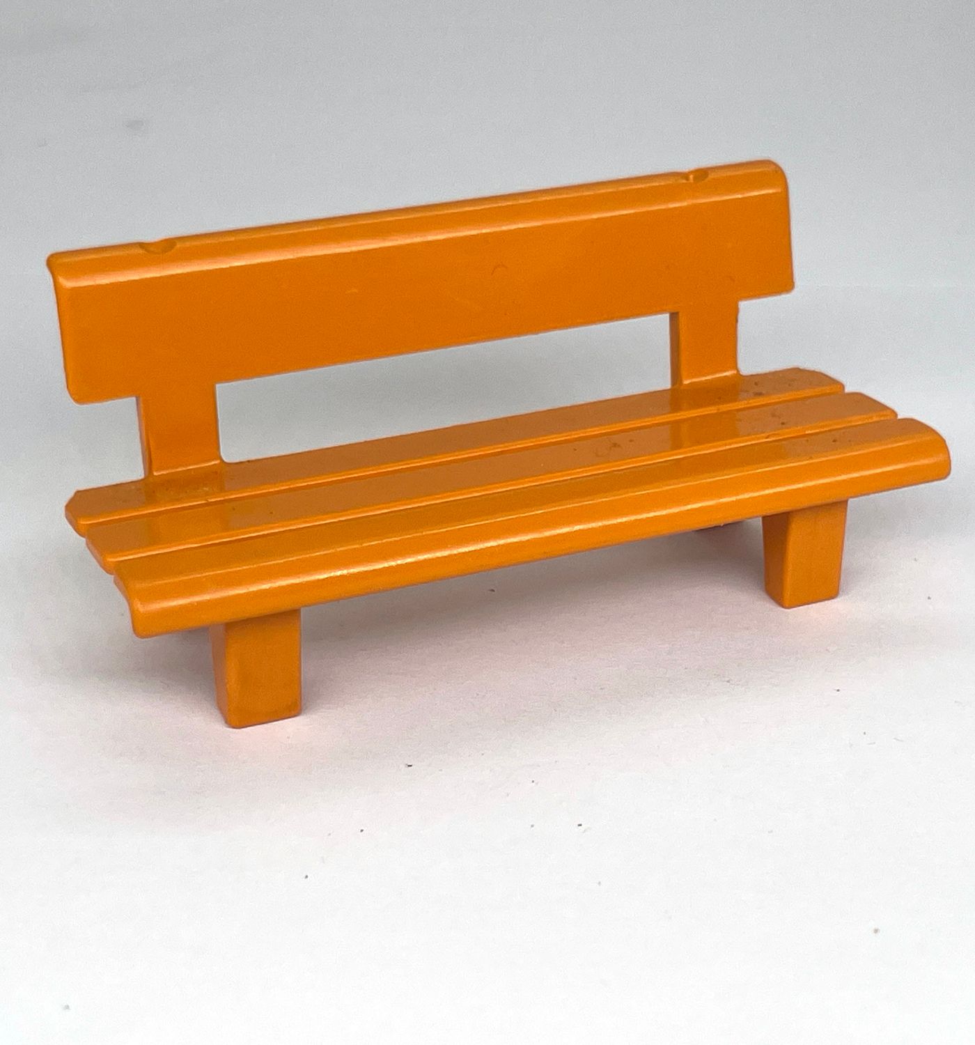 Playmobil banc orange