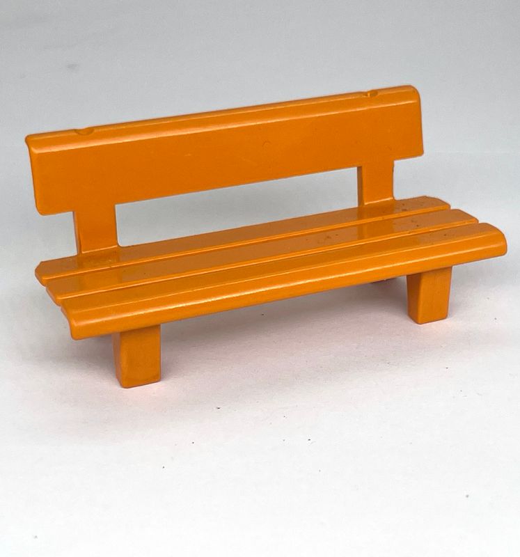 Playmobil banc orange